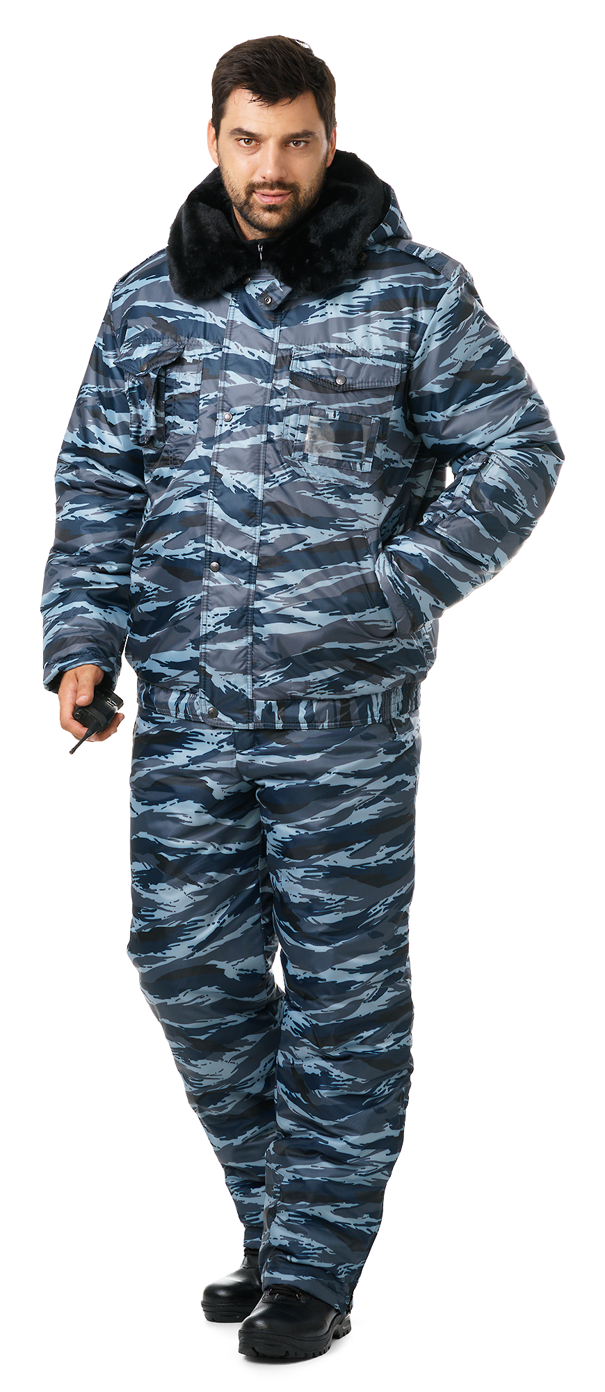 Куртка мужская зимняя камуфлированная «Секьюрити» :: Техноавиа 