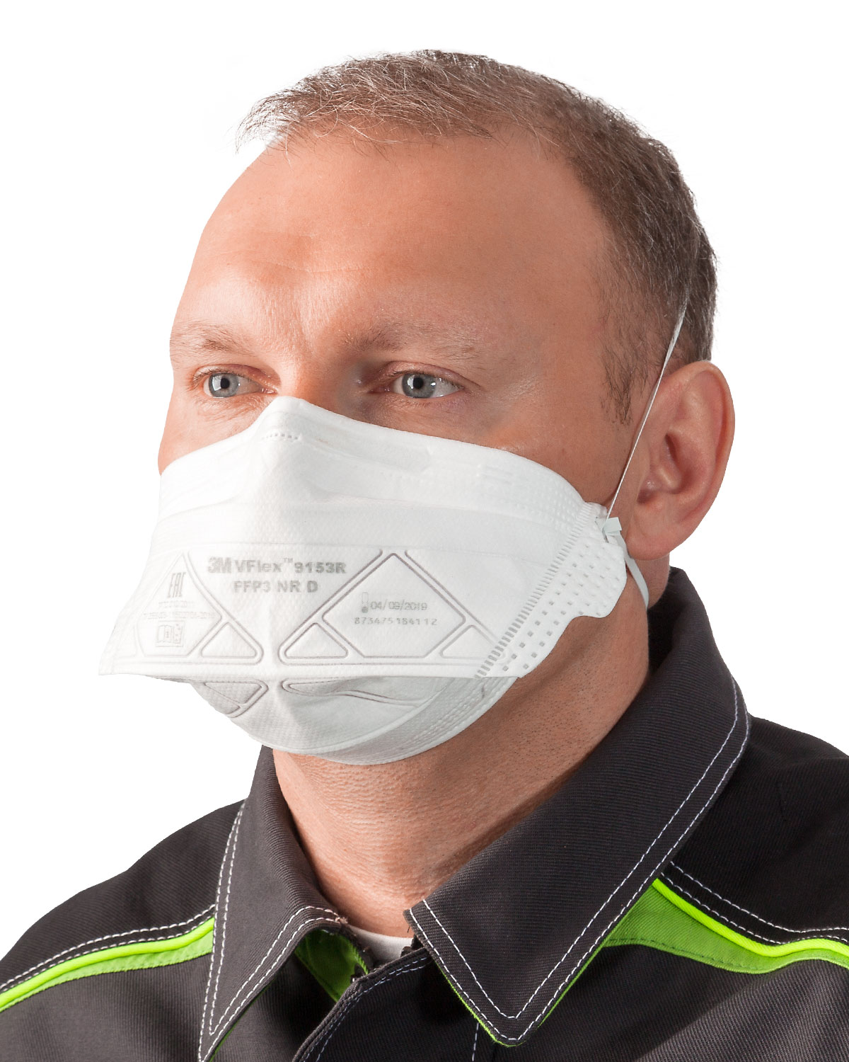 Противоаэрозольная полумаска фильтрующая (респиратор) VFlex™ 9153SR (Ви ...