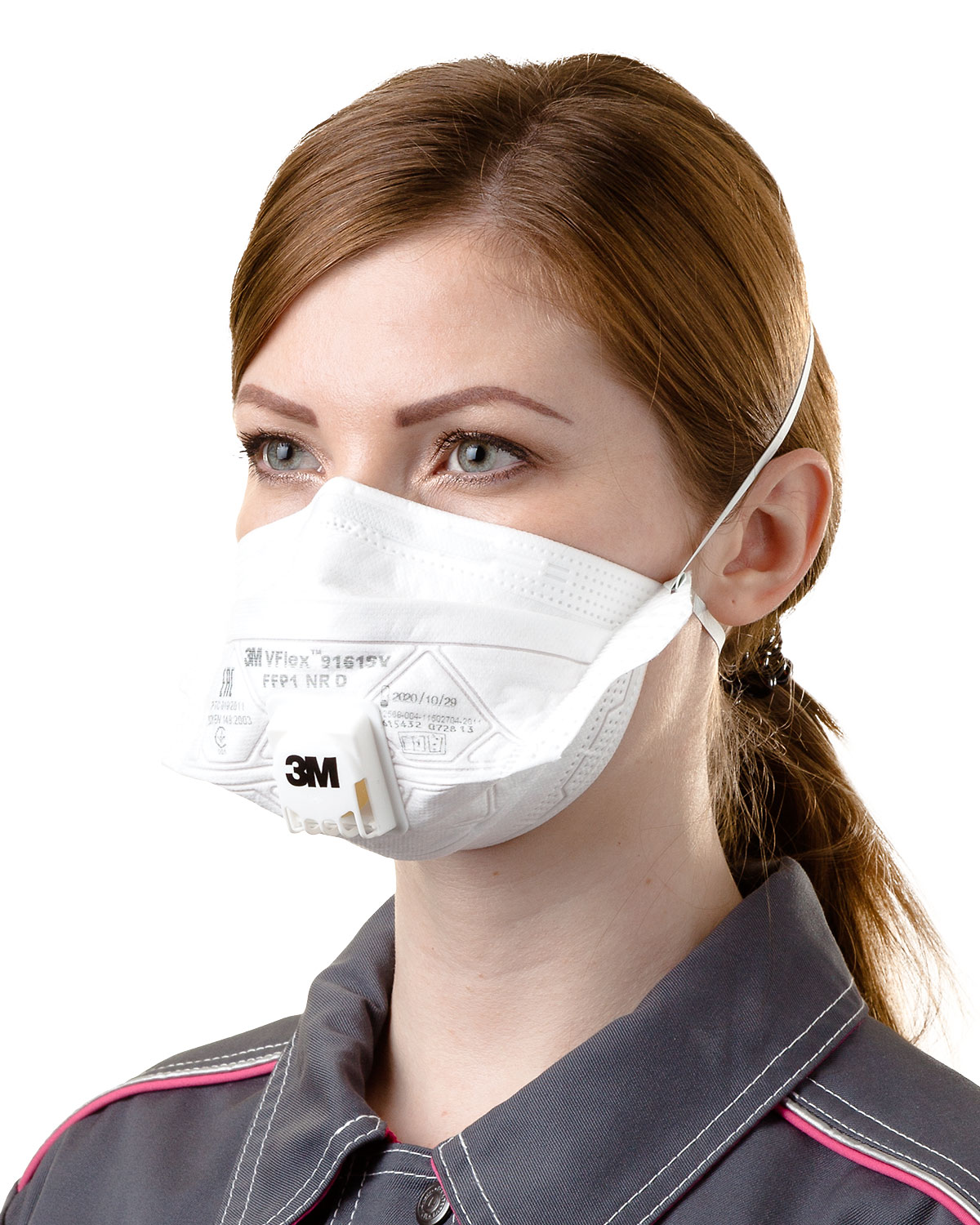 Противоаэрозольная полумаска фильтрующая (респиратор) VFlex™ 9161SV (Ви ...