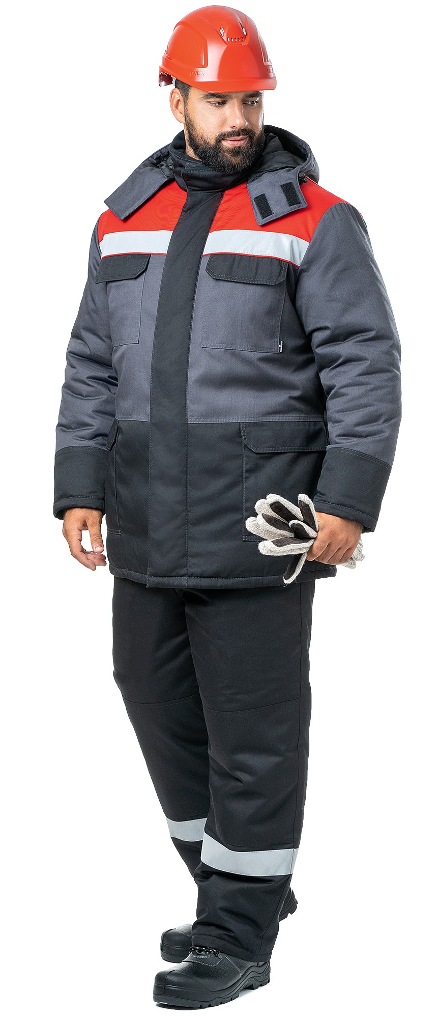 Куртка мужская зимняя «Молоток» серая :: Техноавиа в Ижевске