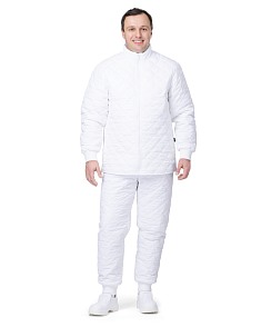Куртка утепленная «Фридж белая
