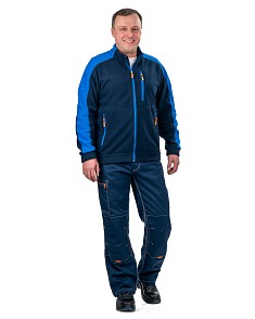 Куртка флисовая «Софт-2» синяя